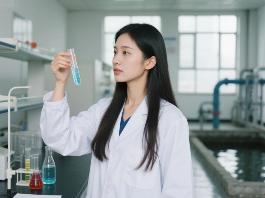 污水處理廠水質化驗室現(xiàn)場圖